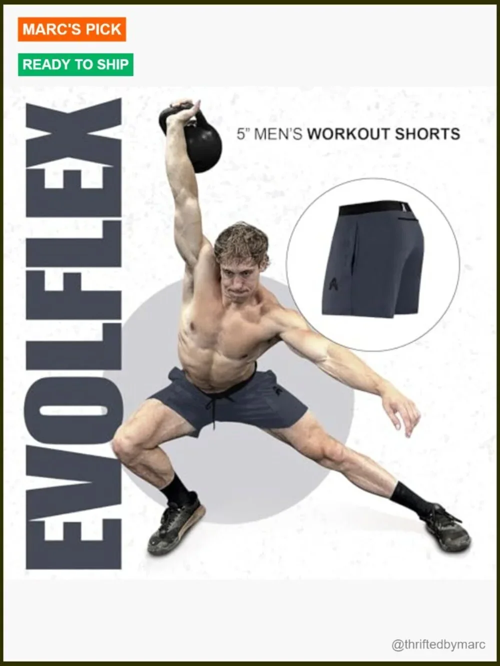 Men's Workout Shorts 5